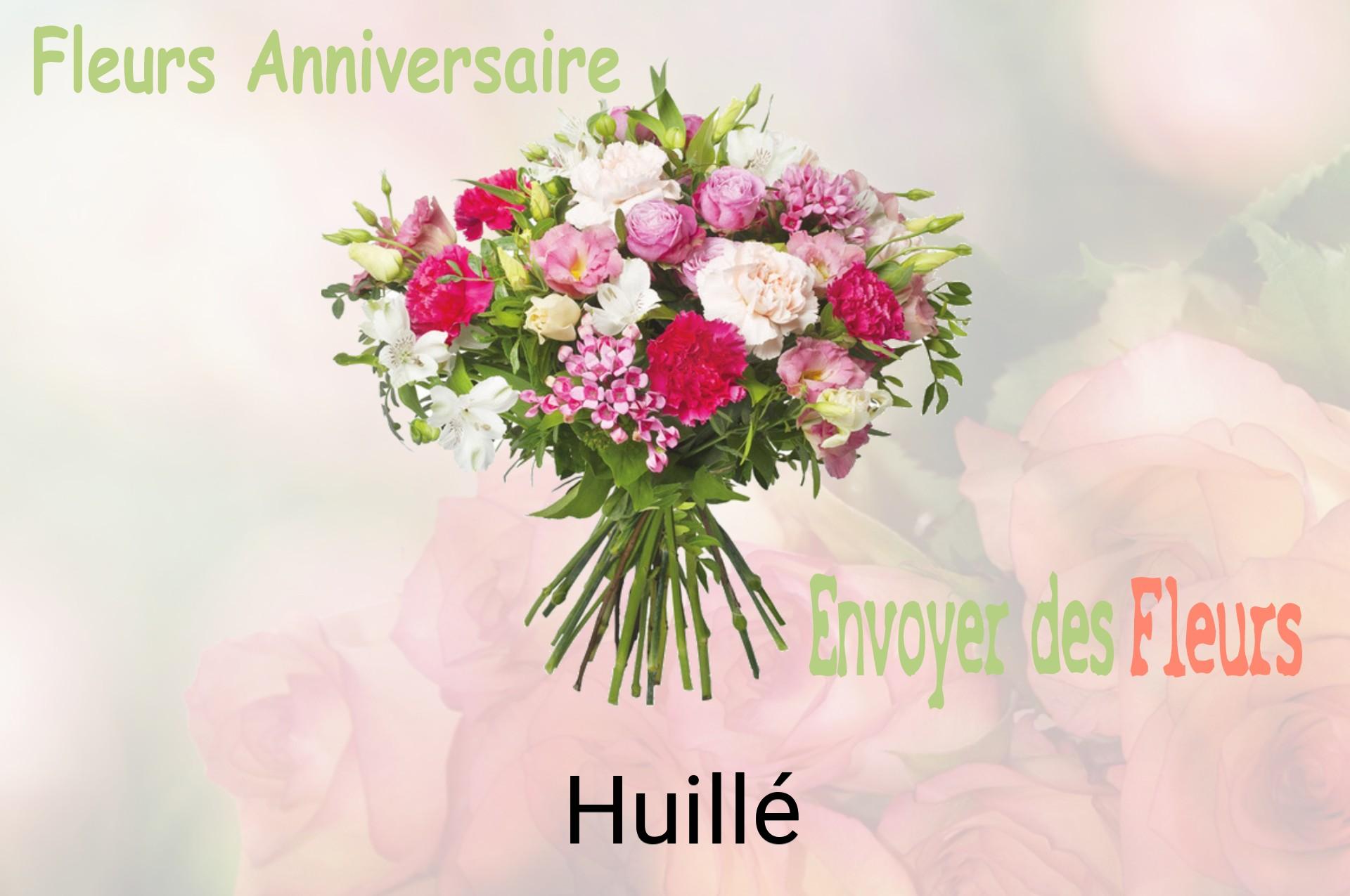 Bouquet de fleurs d’anniversaire livré à Huillé